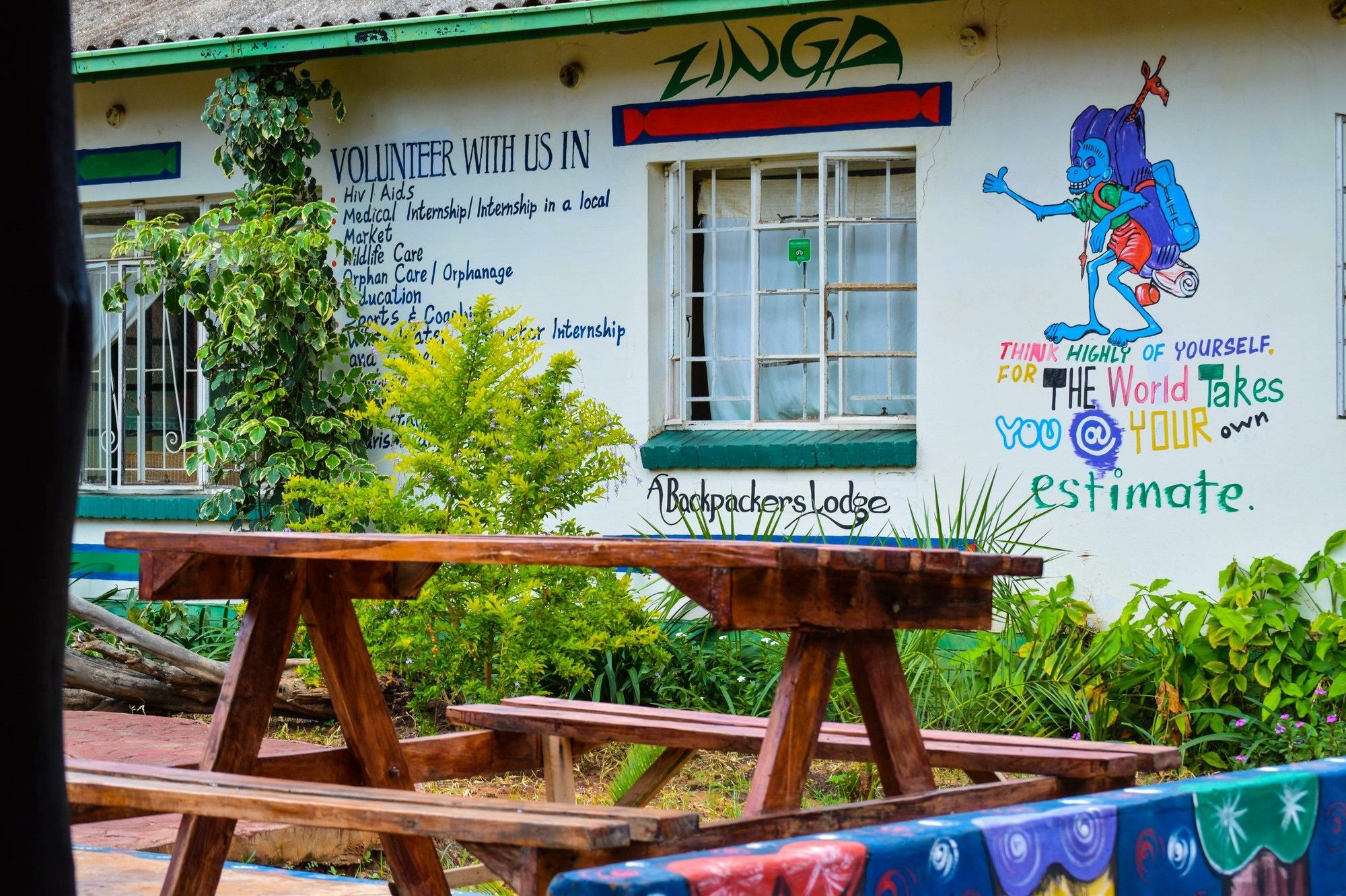 Отель Zinga Backpackers Ливингстон Экстерьер фото